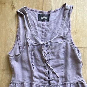 Reformation front slit dress